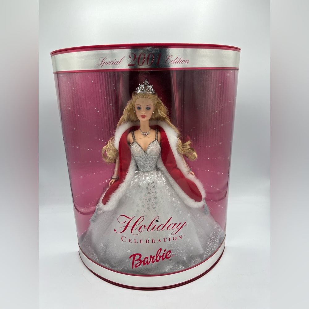 Vintage 2001 Mattel Barbie Happy Holidays Christmas Doll Special Edition
